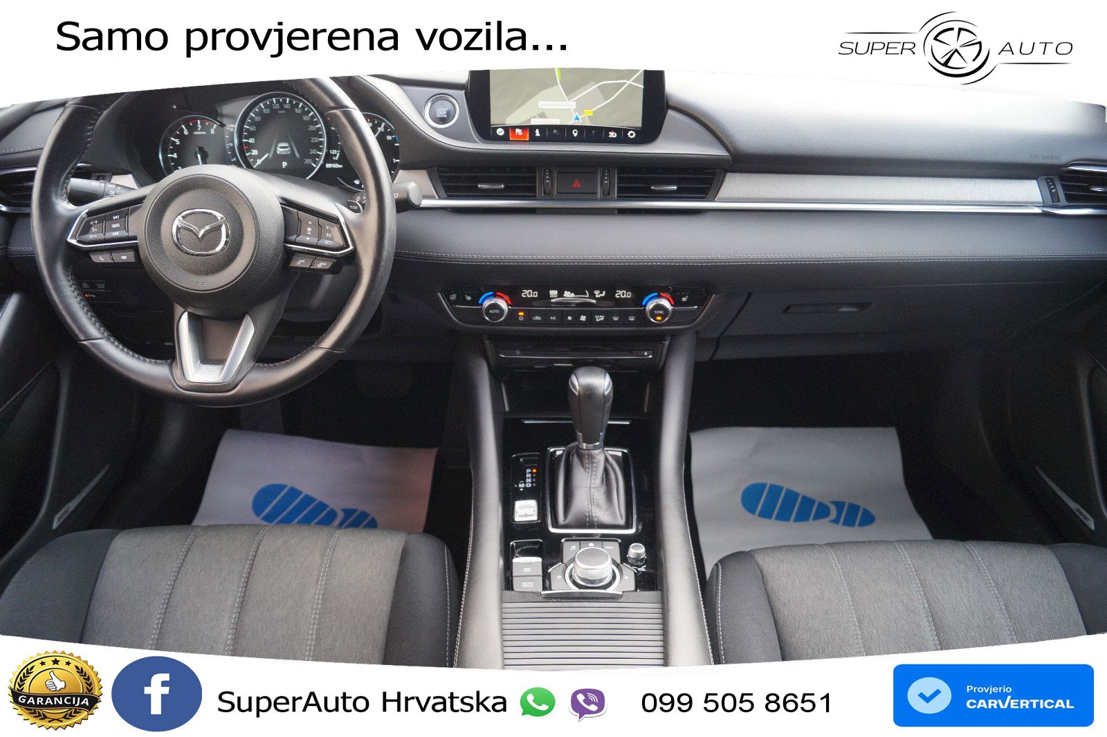 Mazda 6 Sport Combi 2.5 SKYACTIV-G (194 KS) SKYACTIV-Drive LED+GR SJED+ACC