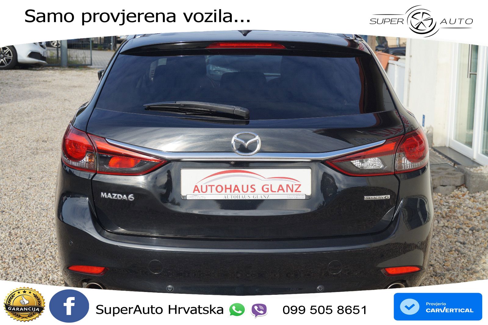 Mazda 6 Sport Combi 2.5 SKYACTIV-G (194 KS) SKYACTIV-Drive LED+GR SJED+ACC