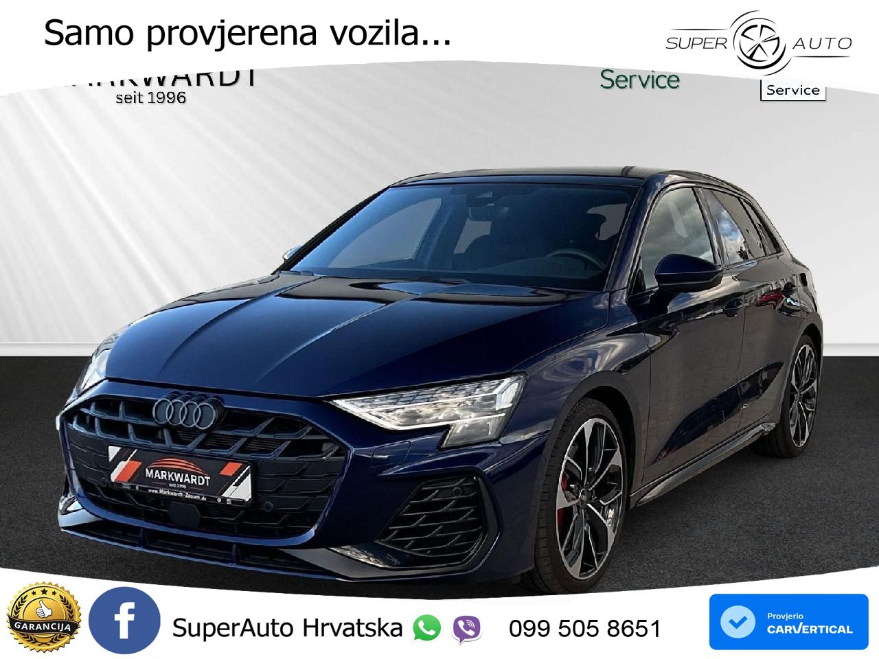 Audi S3 2.0 TFSI (333 KS) quattro S tronic MATRIX+GR SJED+KAM