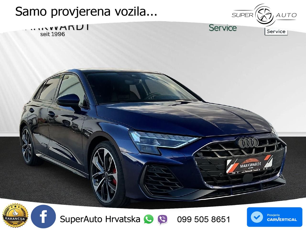 Audi S3 2.0 TFSI (333 KS) quattro S tronic MATRIX+GR SJED+KAM