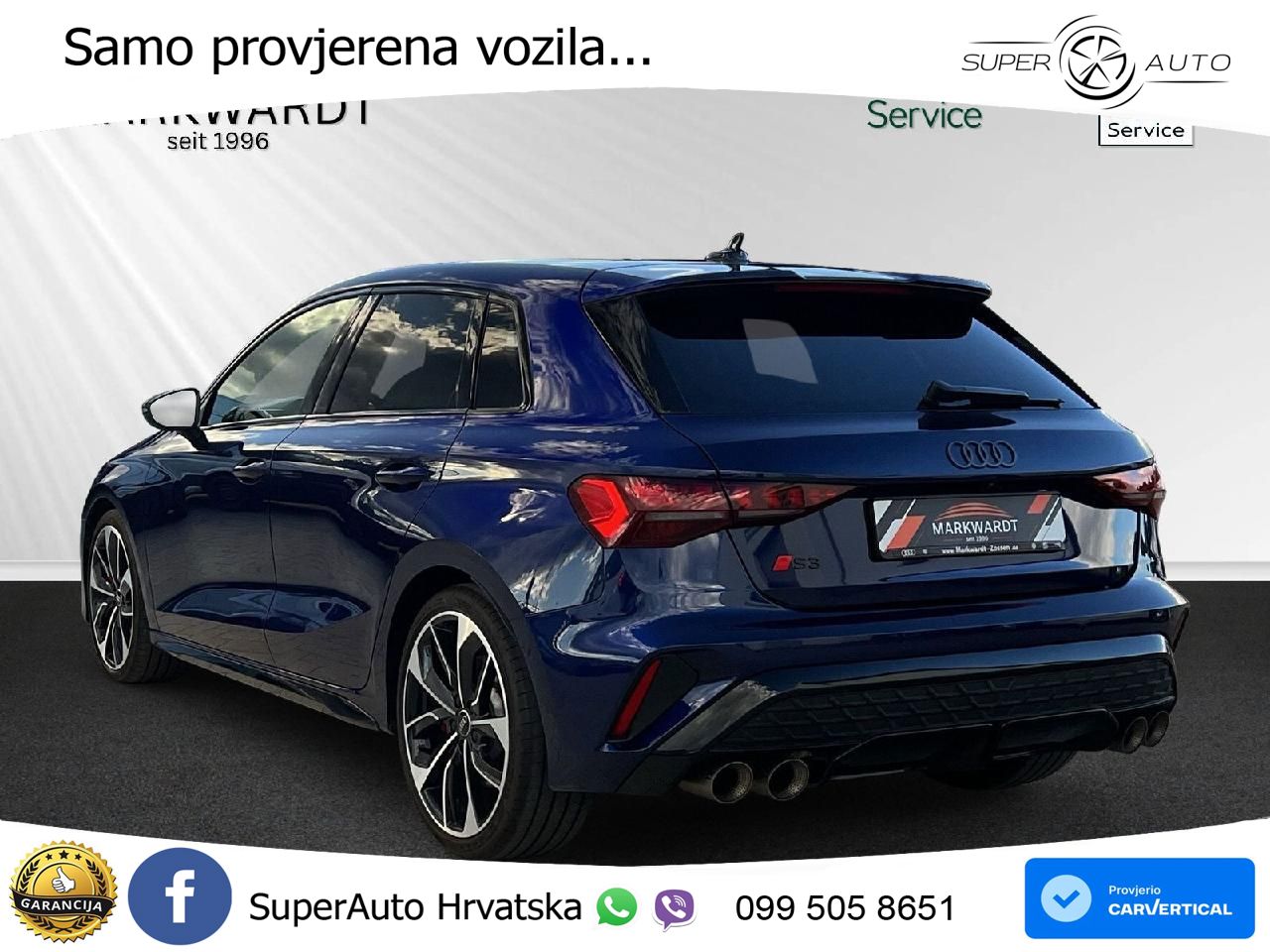 Audi S3 2.0 TFSI (333 KS) quattro S tronic MATRIX+GR SJED+KAM