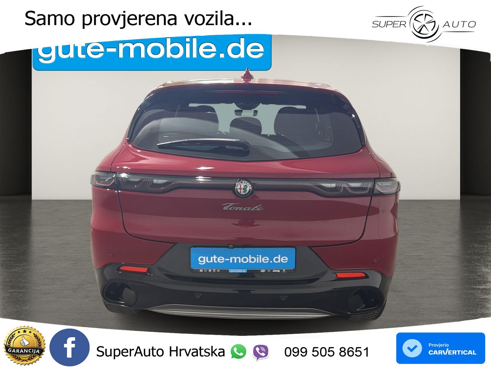 Alfa Romeo Tonale 1.5 VGT (160 KS) 48V-Hybrid TCT LED+GR SJED+ACC