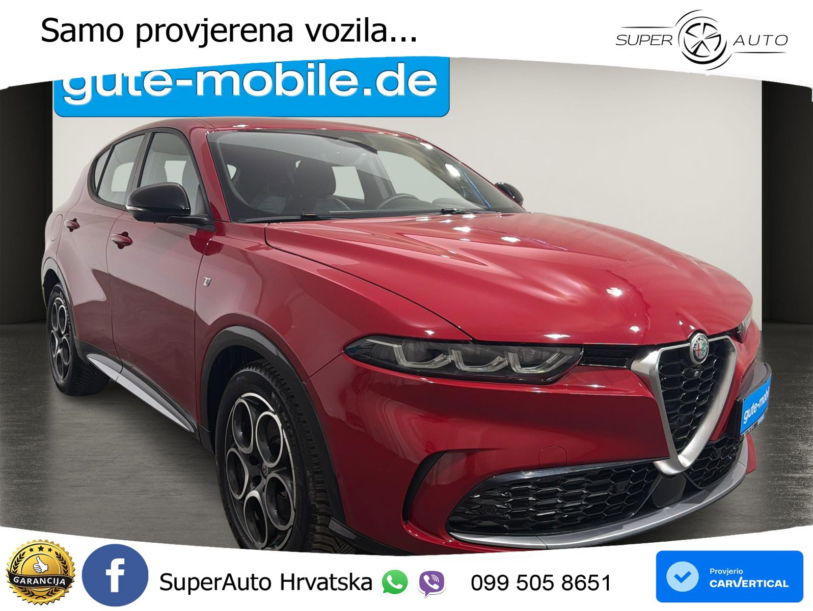 Alfa Romeo Tonale 1.5 VGT (160 KS) 48V-Hybrid TCT LED+GR SJED+ACC