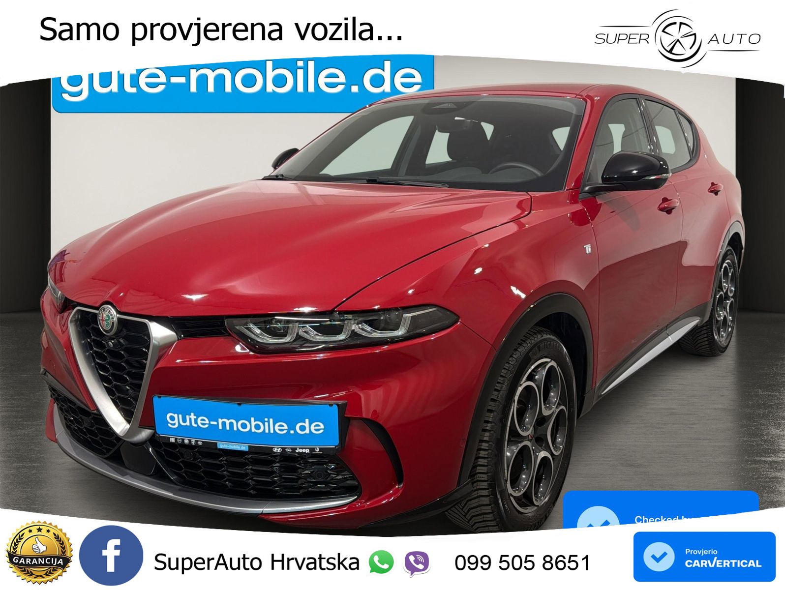 Alfa Romeo Tonale 1.5 VGT (160 KS) 48V-Hybrid TCT LED+GR SJED+ACC