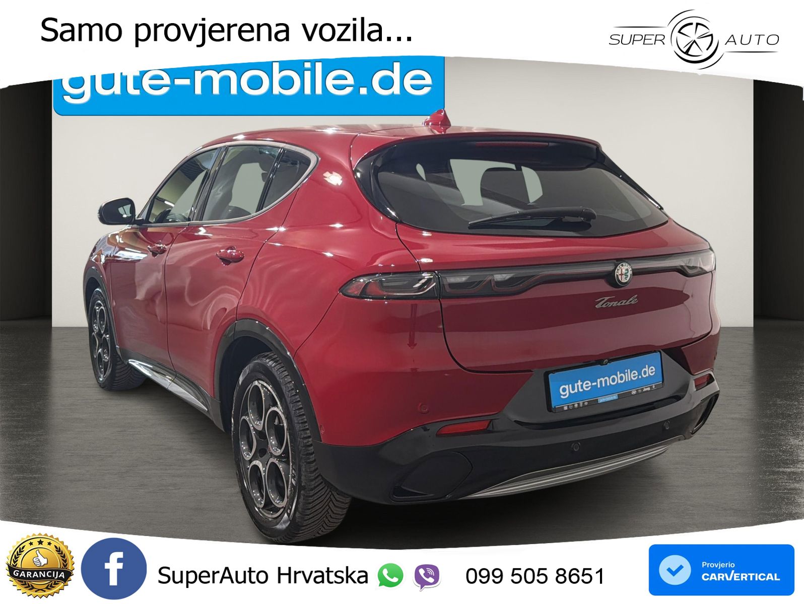 Alfa Romeo Tonale 1.5 VGT (160 KS) 48V-Hybrid TCT LED+GR SJED+ACC