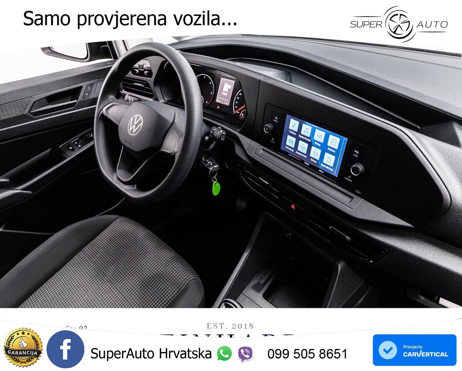 Volkswagen CADDY 2.0TDi CARGO MAXI 16Z./TEMPOMAT/PDC/DAB+ 122 KS