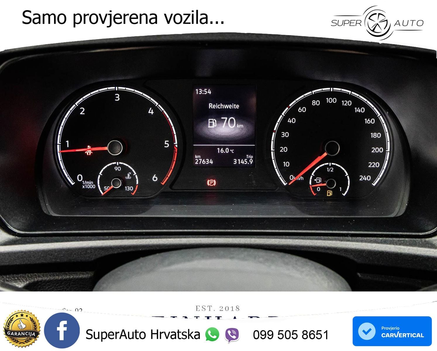 Volkswagen CADDY 2.0TDi CARGO MAXI 16Z./TEMPOMAT/PDC/DAB+ 122 KS