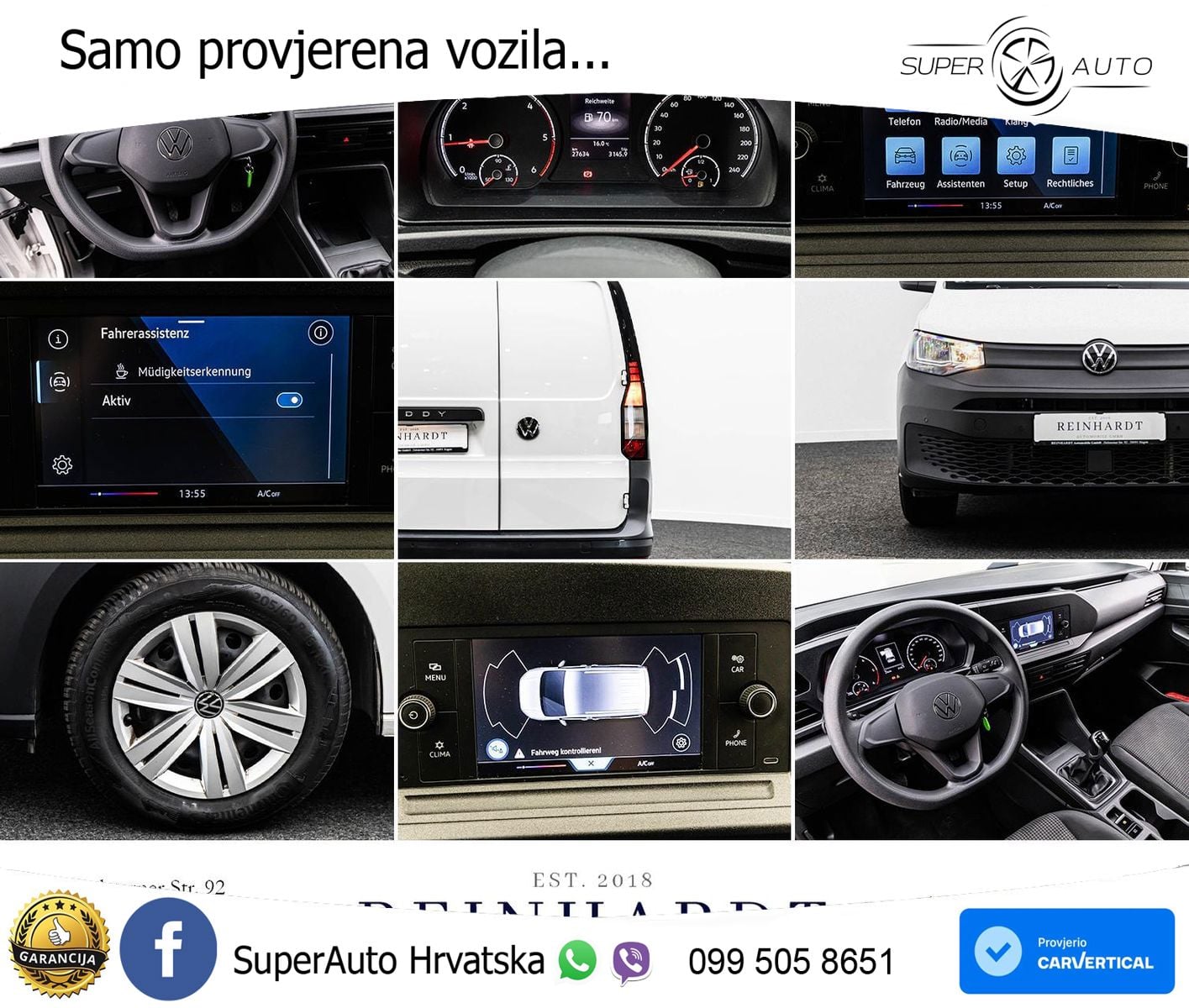 Volkswagen CADDY 2.0TDi CARGO MAXI 16Z./TEMPOMAT/PDC/DAB+ 122 KS