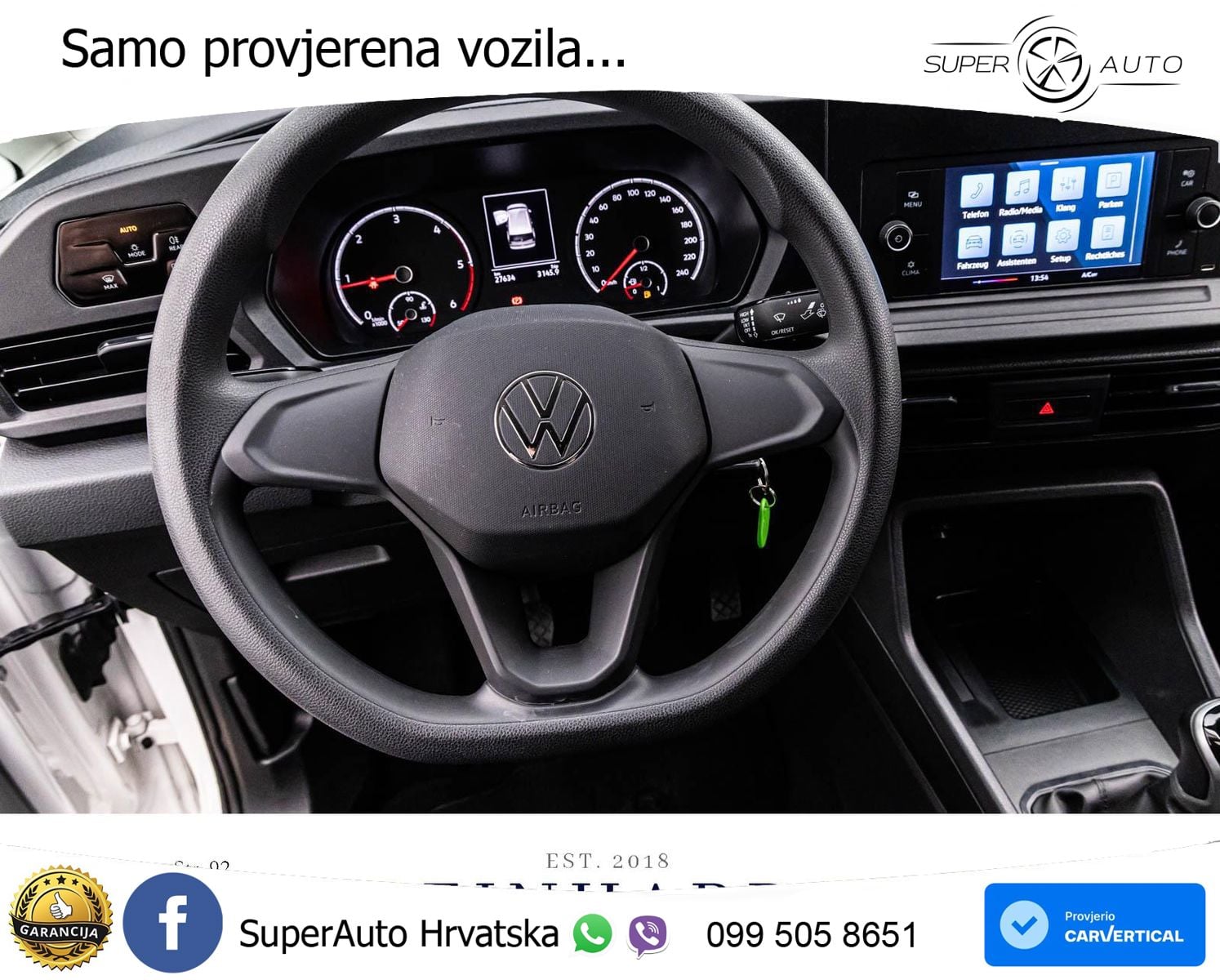 Volkswagen CADDY 2.0TDi CARGO MAXI 16Z./TEMPOMAT/PDC/DAB+ 122 KS