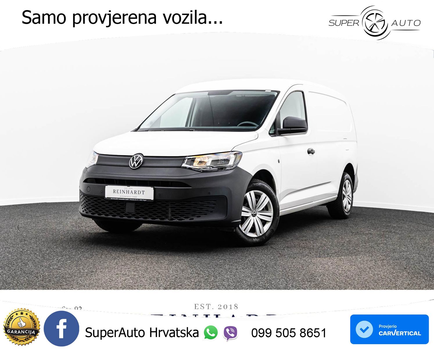 Volkswagen CADDY 2.0TDi CARGO MAXI 16Z./TEMPOMAT/PDC/DAB+ 122 KS
