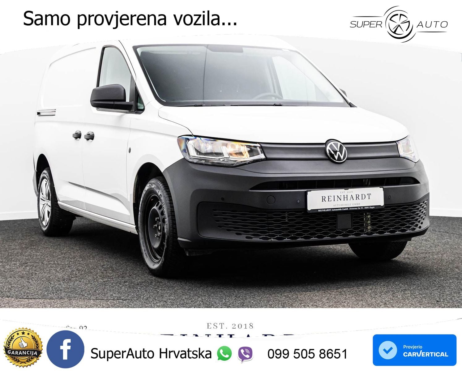 Volkswagen CADDY 2.0TDi CARGO MAXI 16Z./TEMPOMAT/PDC/DAB+ 122 KS