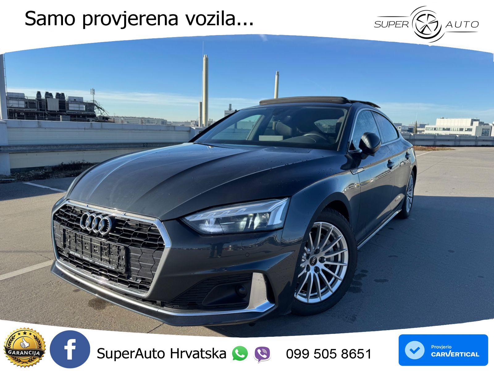Audi A5 Sportback 40 TDI (204 KS) S tronic MATRIX+GR SJED+KAM