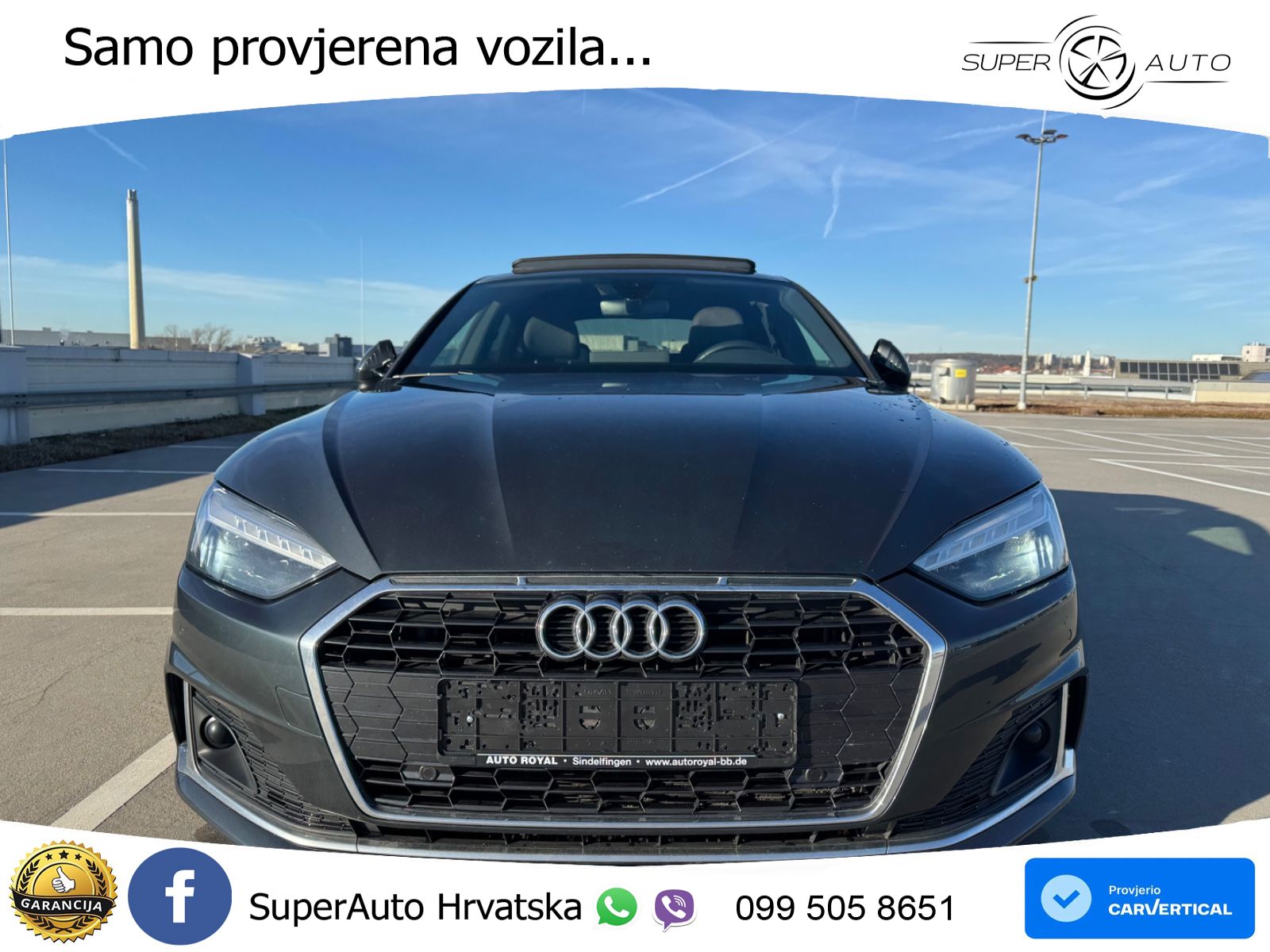 Audi A5 Sportback 40 TDI (204 KS) S tronic MATRIX+GR SJED+KAM