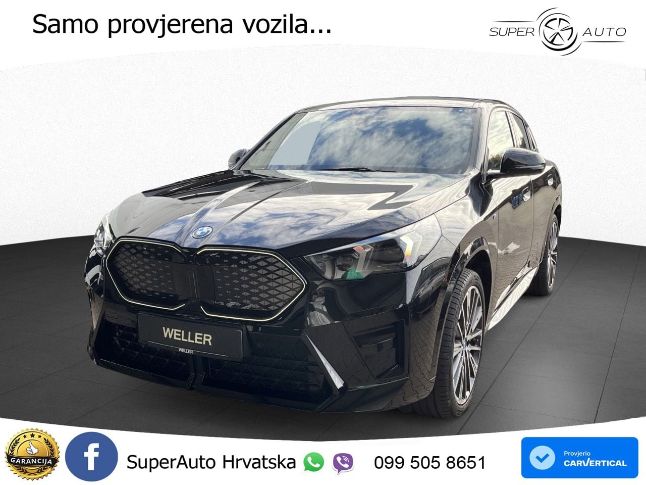 BMW iX2 66.5 kWh (313 KS) xDrive30 M Sport LED+GR SJED+ACC