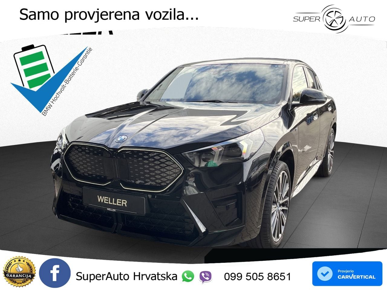 BMW iX2 66.5 kWh (313 KS) xDrive30 M Sport LED+GR SJED+ACC