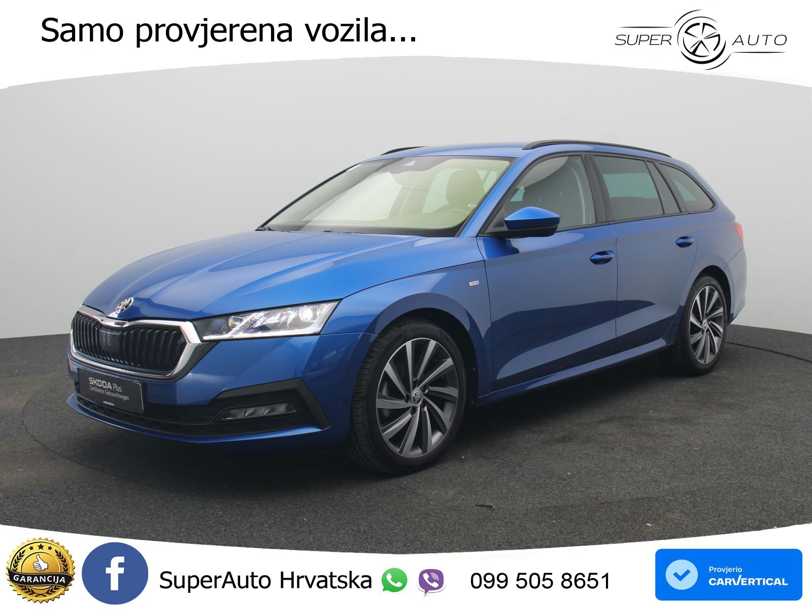 Škoda Octavia Combi 2.0 TDI (150 KS) DSG LED+GR SJED+ACC