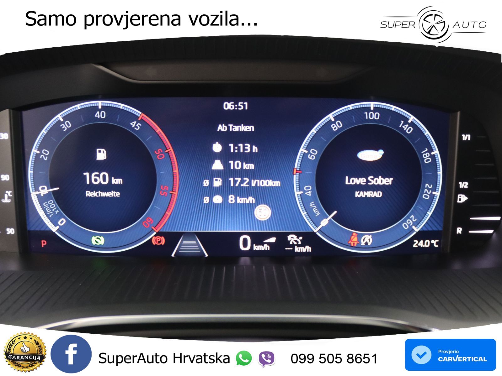 Škoda Octavia Combi 2.0 TDI (150 KS) DSG LED+GR SJED+ACC