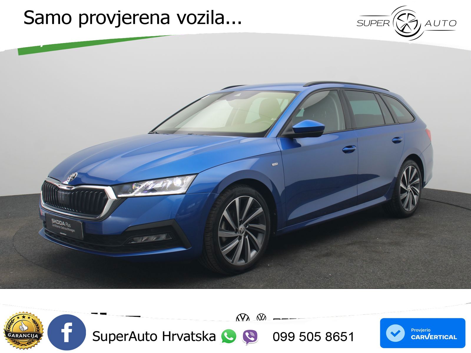 Škoda Octavia Combi 2.0 TDI (150 KS) DSG LED+GR SJED+ACC
