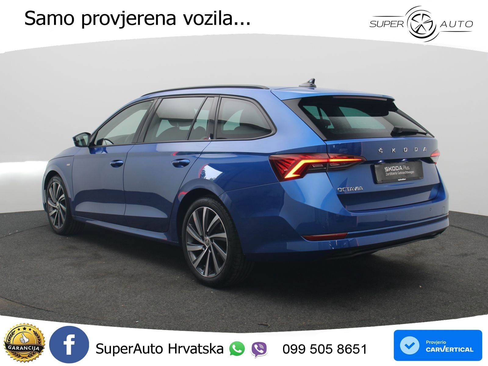 Škoda Octavia Combi 2.0 TDI (150 KS) DSG LED+GR SJED+ACC