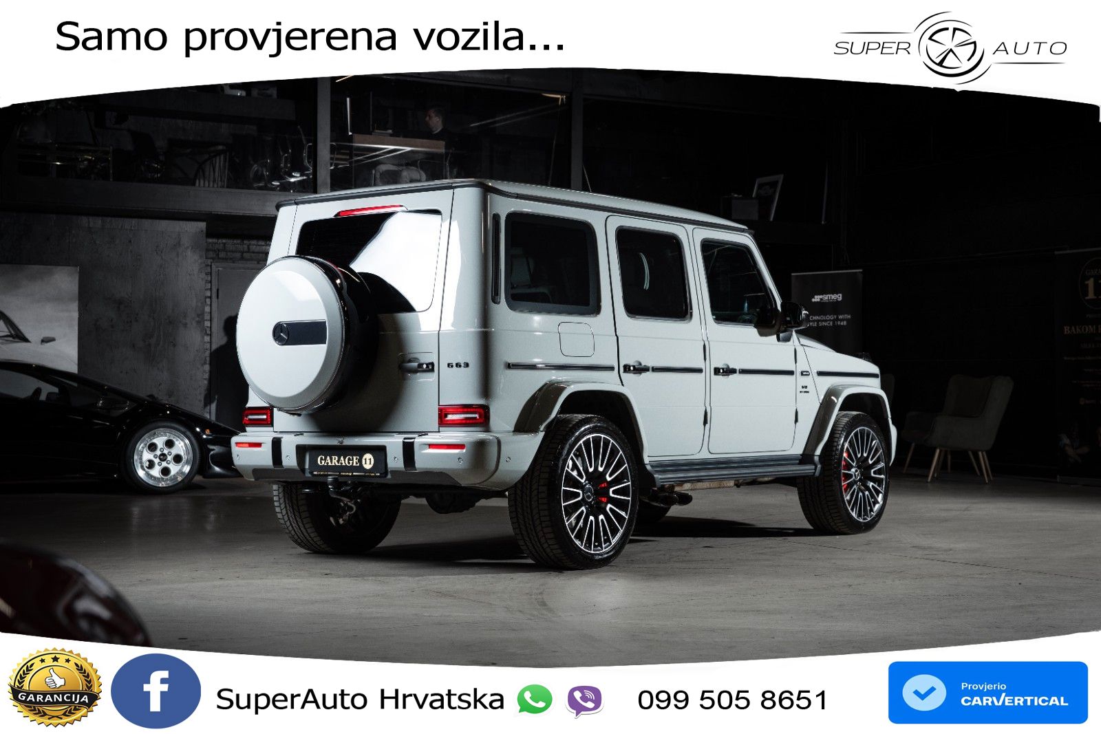 Mercedes AMG G 63 Long V8 (585 KS) 4MATIC 9G-TRONIC AMG SPEEDSHIFT TCT Manufaktur LED+GR SJED+ACC