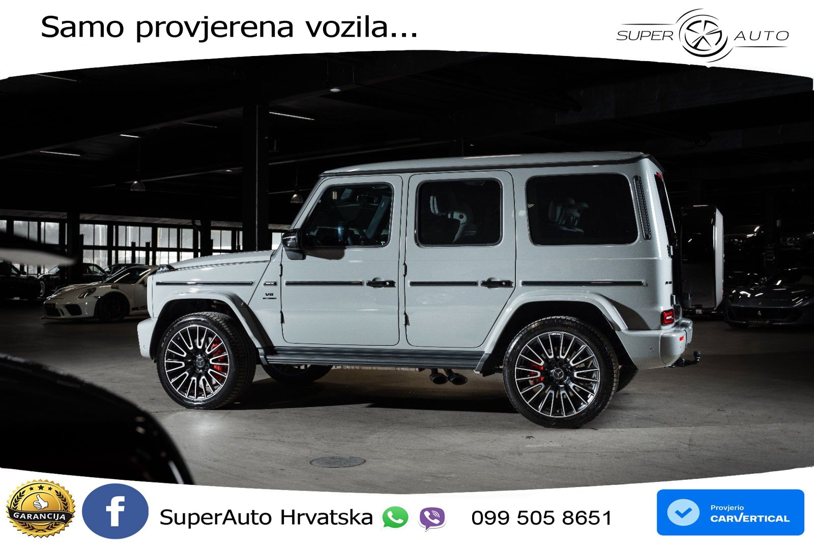 Mercedes AMG G 63 Long V8 (585 KS) 4MATIC 9G-TRONIC AMG SPEEDSHIFT TCT Manufaktur LED+GR SJED+ACC