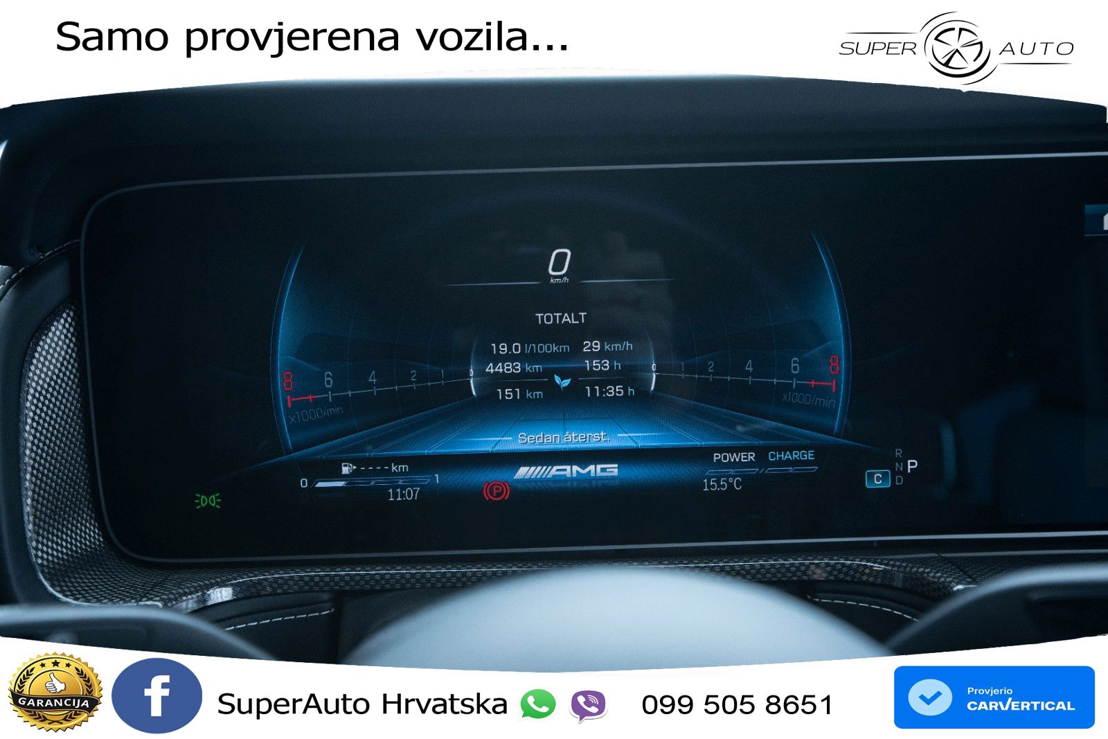 Mercedes AMG G 63 Long V8 (585 KS) 4MATIC 9G-TRONIC AMG SPEEDSHIFT TCT Manufaktur LED+GR SJED+ACC