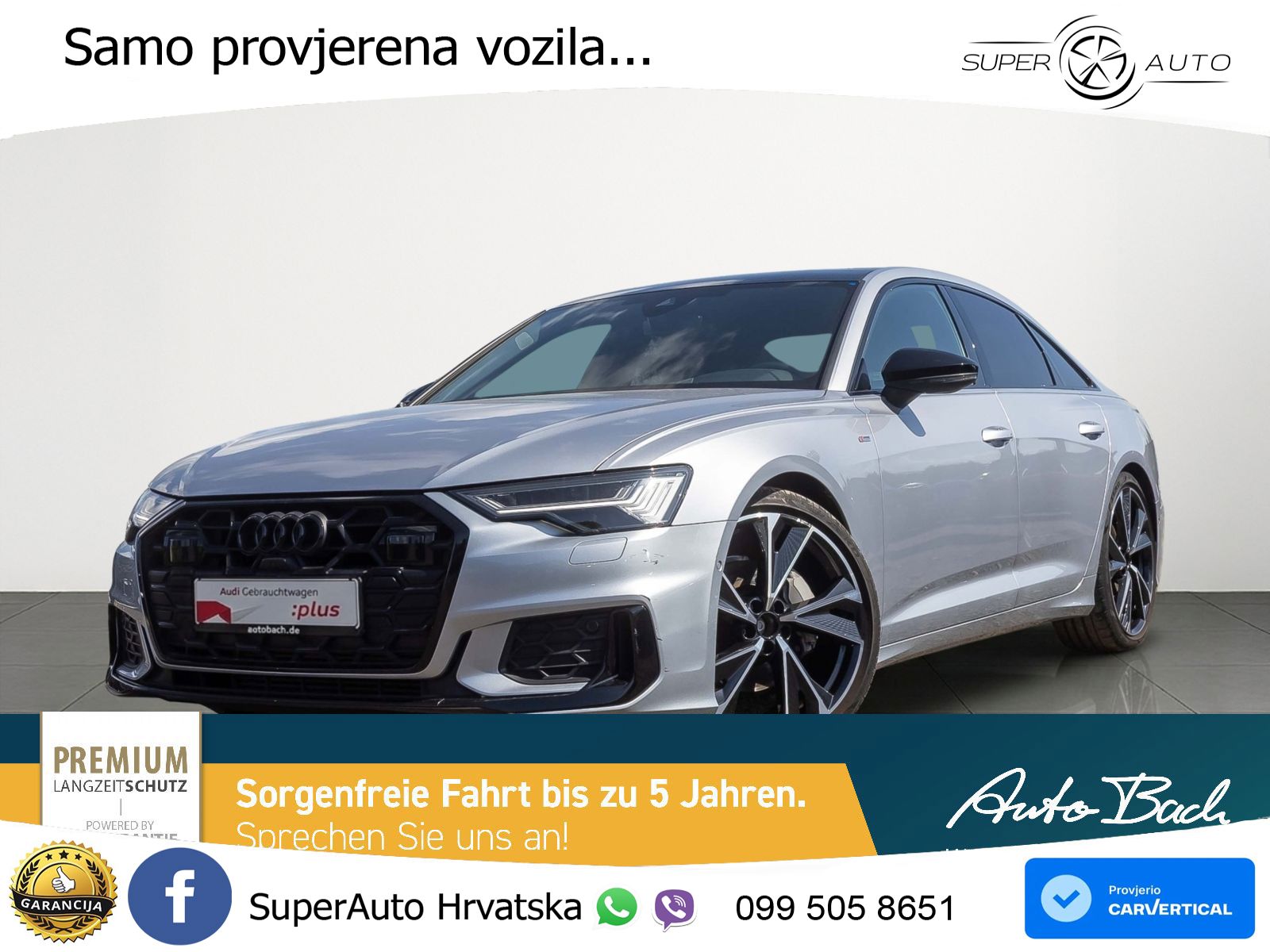 Audi A6 45 TFSI (265 KS) S tronic S line MATRIX+GR SJED+KAM