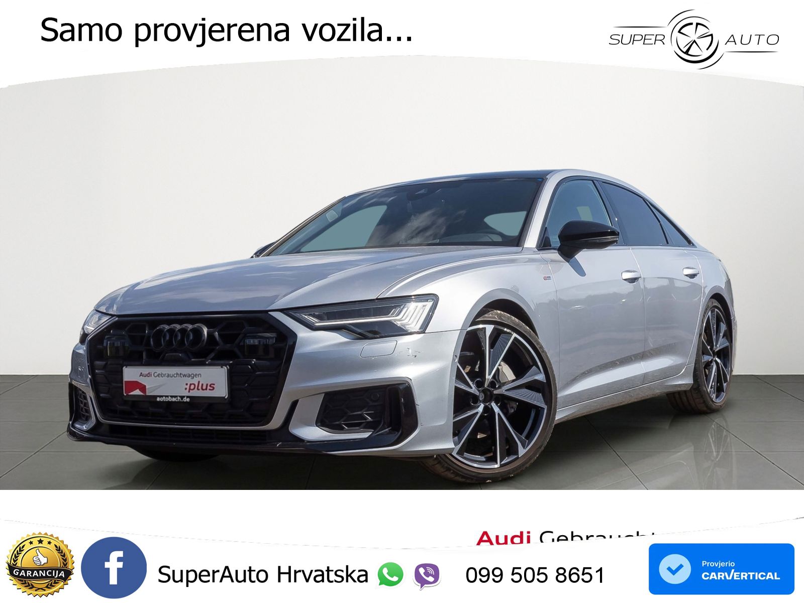 Audi A6 45 TFSI (265 KS) S tronic S line MATRIX+GR SJED+KAM