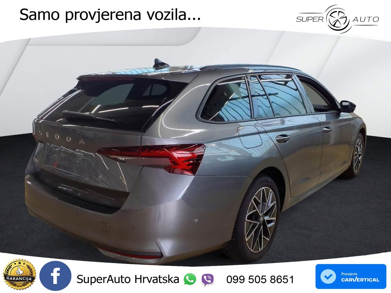 Škoda Octavia Combi 2.0 TDI (150 KS) DSG LED+GR SJED+ACC