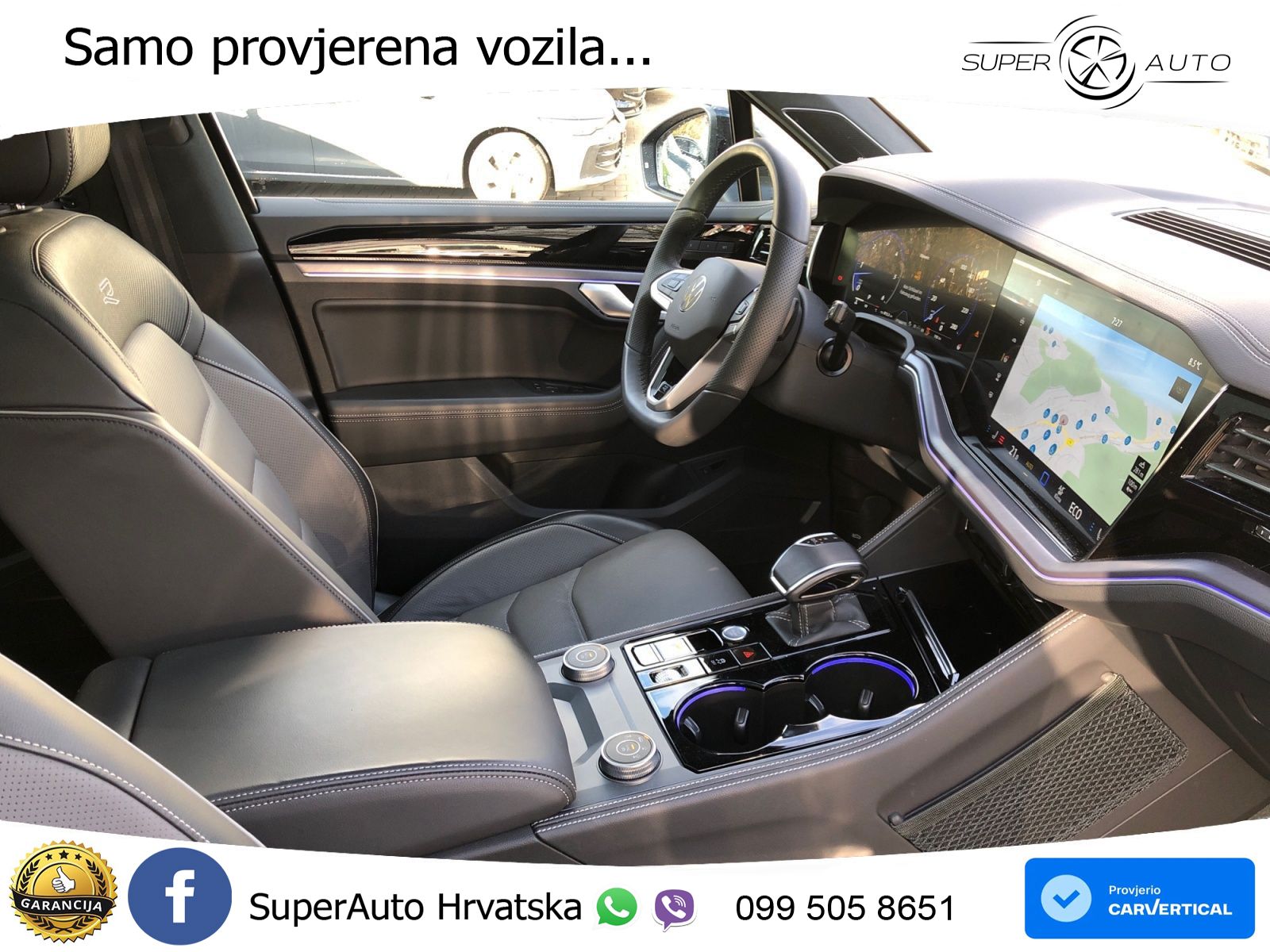 Volkswagen Touareg 3.0 V6 TDI (286 KS) 4MOTION Tiptronic ZRAČNI+ACC+GR SJED+KAM+PANO
