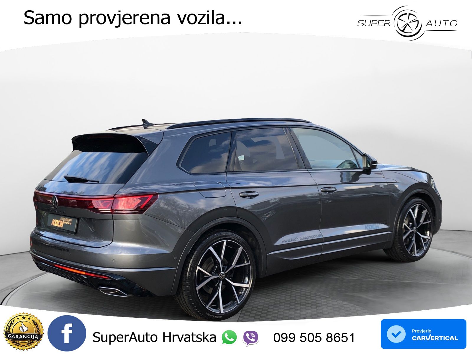 Volkswagen Touareg 3.0 V6 TDI (286 KS) 4MOTION Tiptronic ZRAČNI+ACC+GR SJED+KAM+PANO