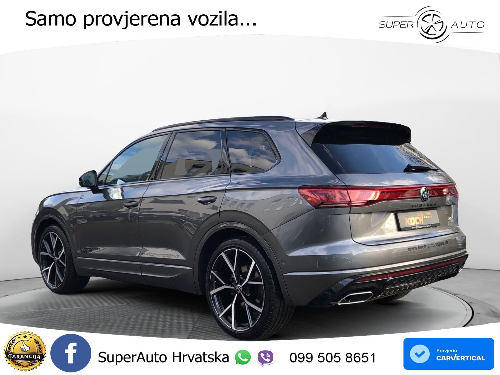 Volkswagen Touareg 3.0 V6 TDI (286 KS) 4MOTION Tiptronic ZRAČNI+ACC+GR SJED+KAM+PANO