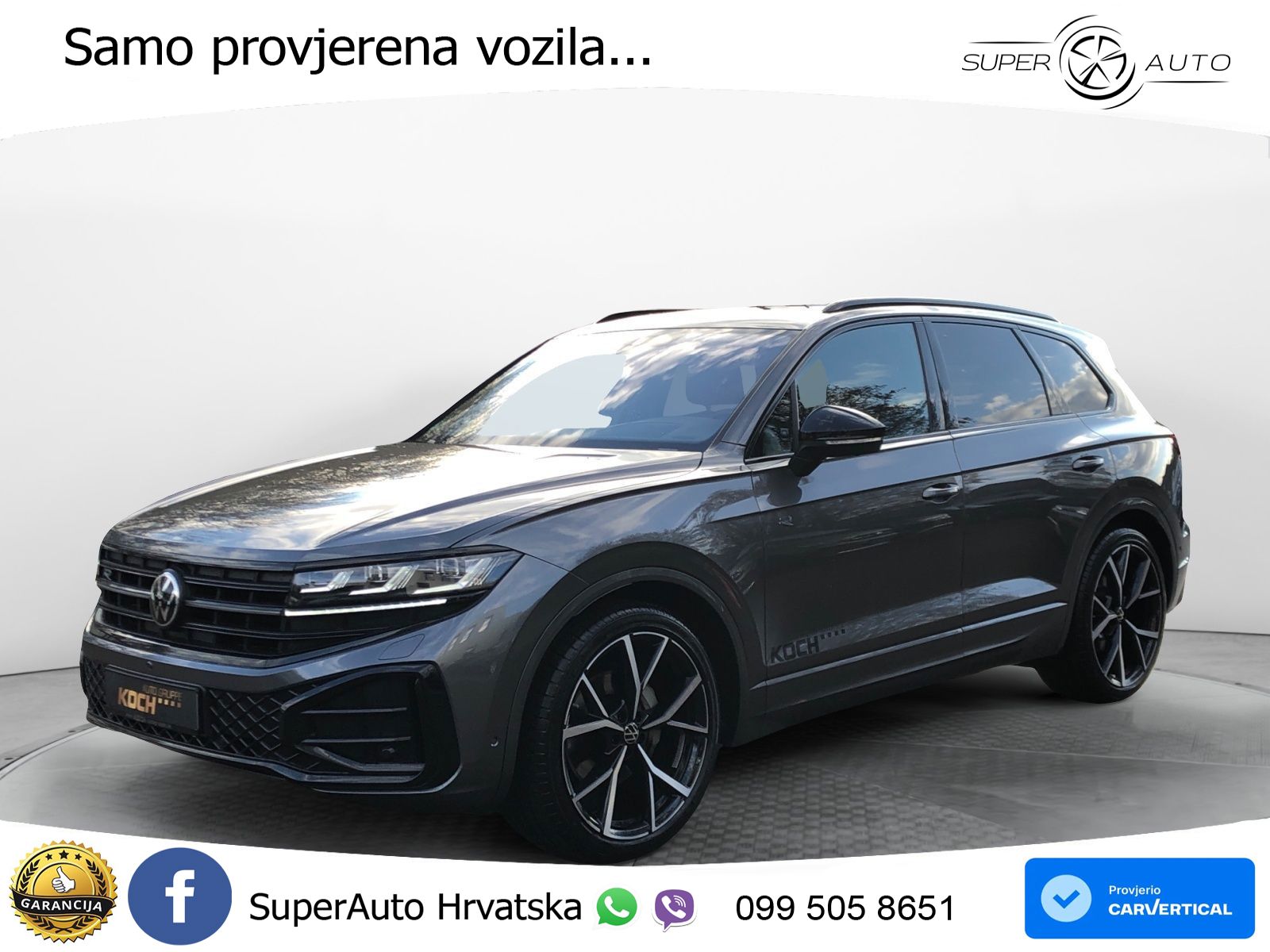 Volkswagen Touareg 3.0 V6 TDI (286 KS) 4MOTION Tiptronic ZRAČNI+ACC+GR SJED+KAM+PANO