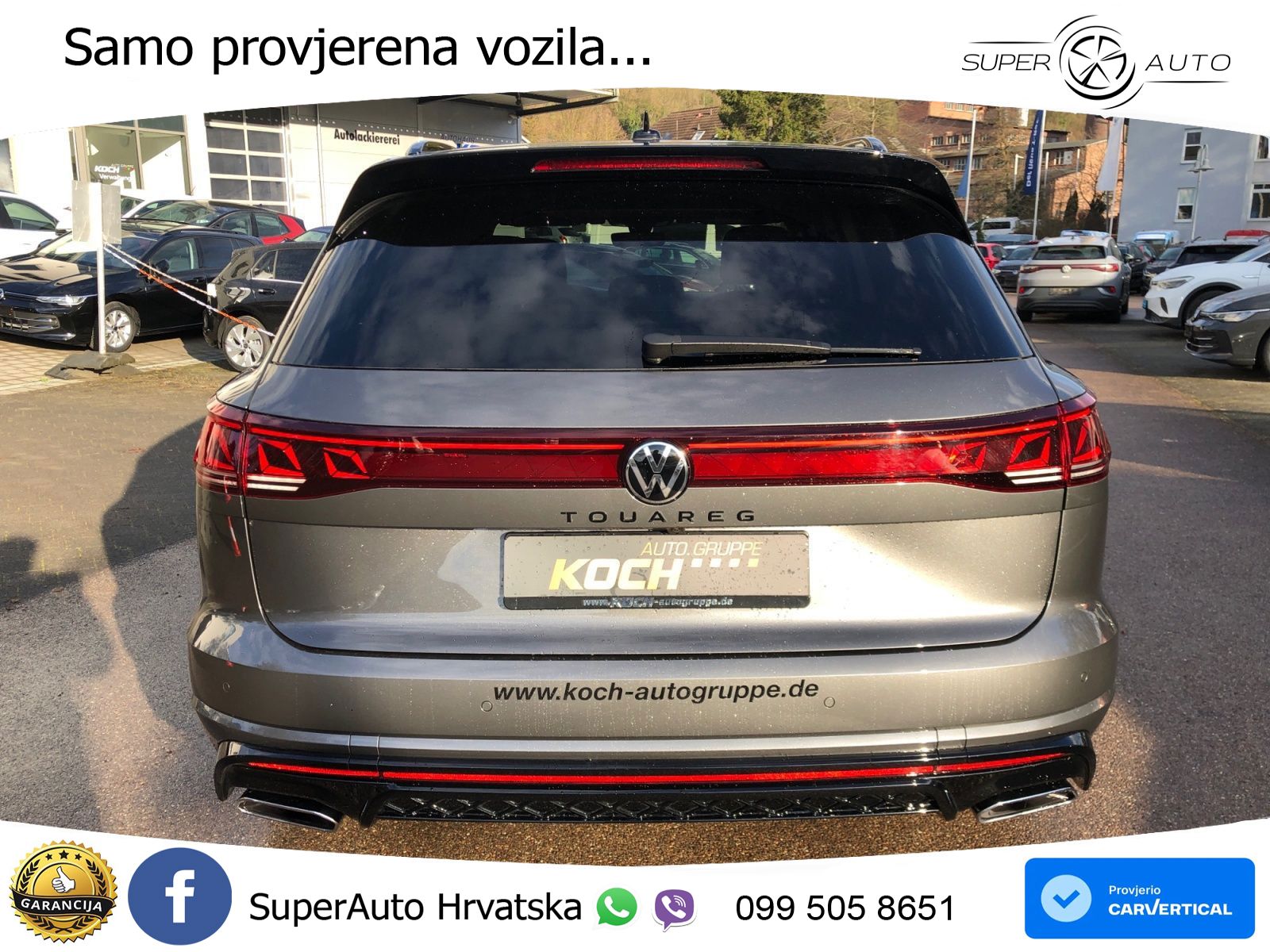 Volkswagen Touareg 3.0 V6 TDI (286 KS) 4MOTION Tiptronic ZRAČNI+ACC+GR SJED+KAM+PANO