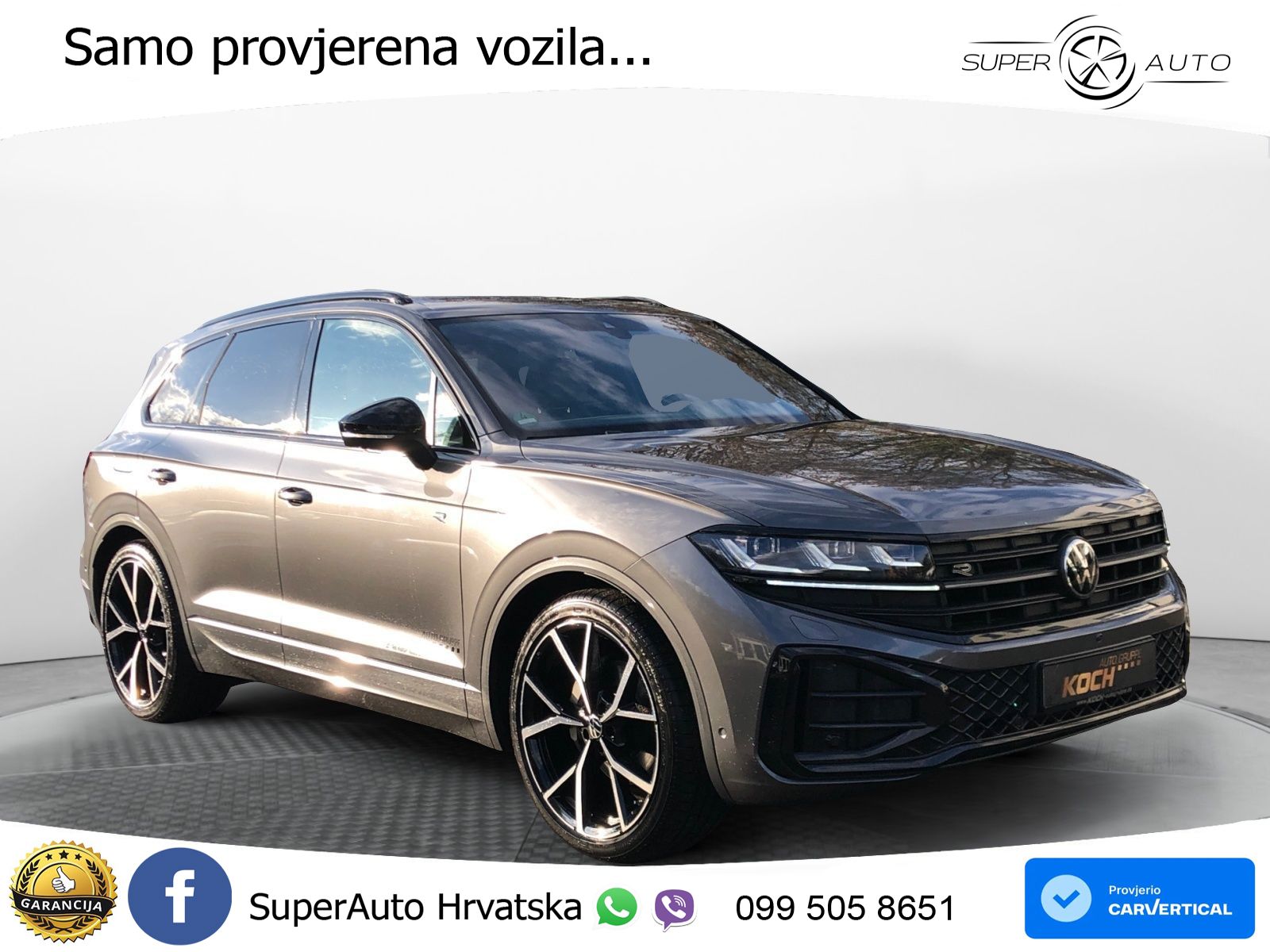 Volkswagen Touareg 3.0 V6 TDI (286 KS) 4MOTION Tiptronic ZRAČNI+ACC+GR SJED+KAM+PANO