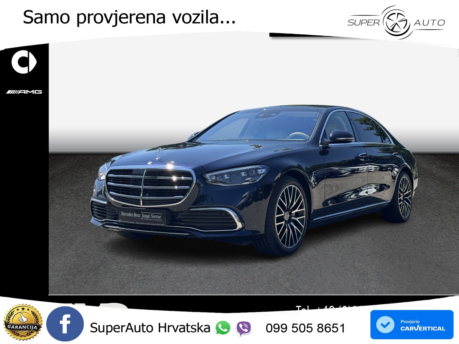 Mercedes S 350d (313 KS) EQ Boost 4MATIC 9G-TRONIC ZRAČNI+ACC+GR SJED+KAM+PANO