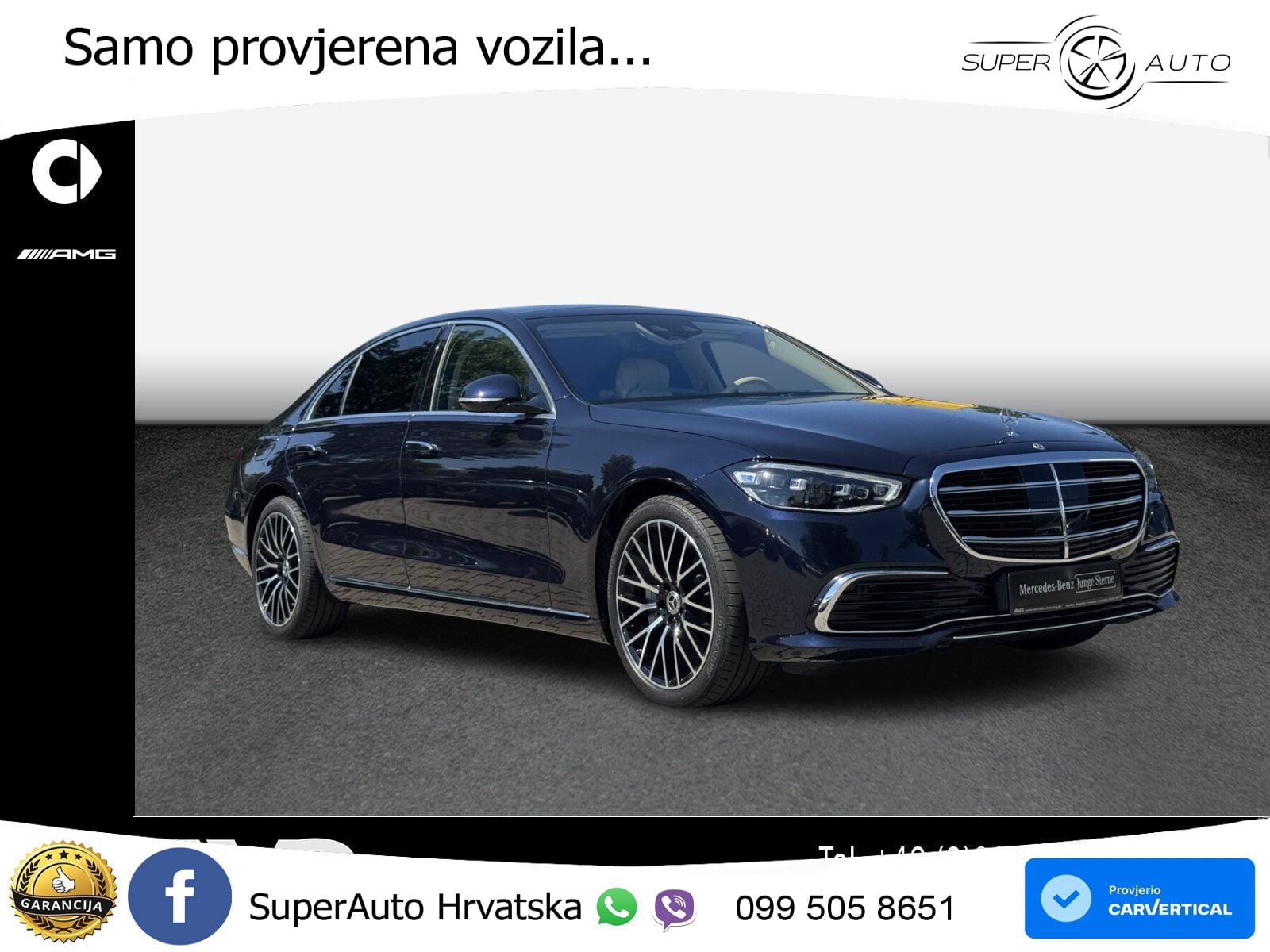 Mercedes S 350d (313 KS) EQ Boost 4MATIC 9G-TRONIC ZRAČNI+ACC+GR SJED+KAM+PANO