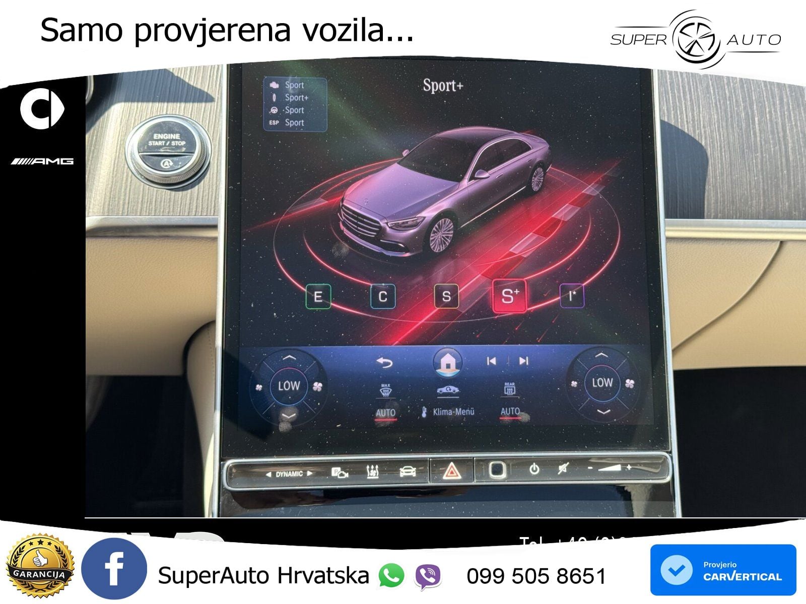 Mercedes S 350d (313 KS) EQ Boost 4MATIC 9G-TRONIC ZRAČNI+ACC+GR SJED+KAM+PANO