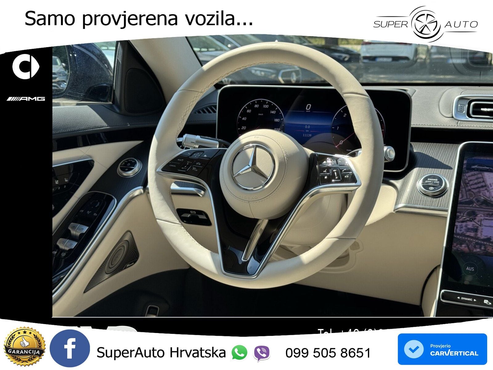 Mercedes S 350d (313 KS) EQ Boost 4MATIC 9G-TRONIC ZRAČNI+ACC+GR SJED+KAM+PANO