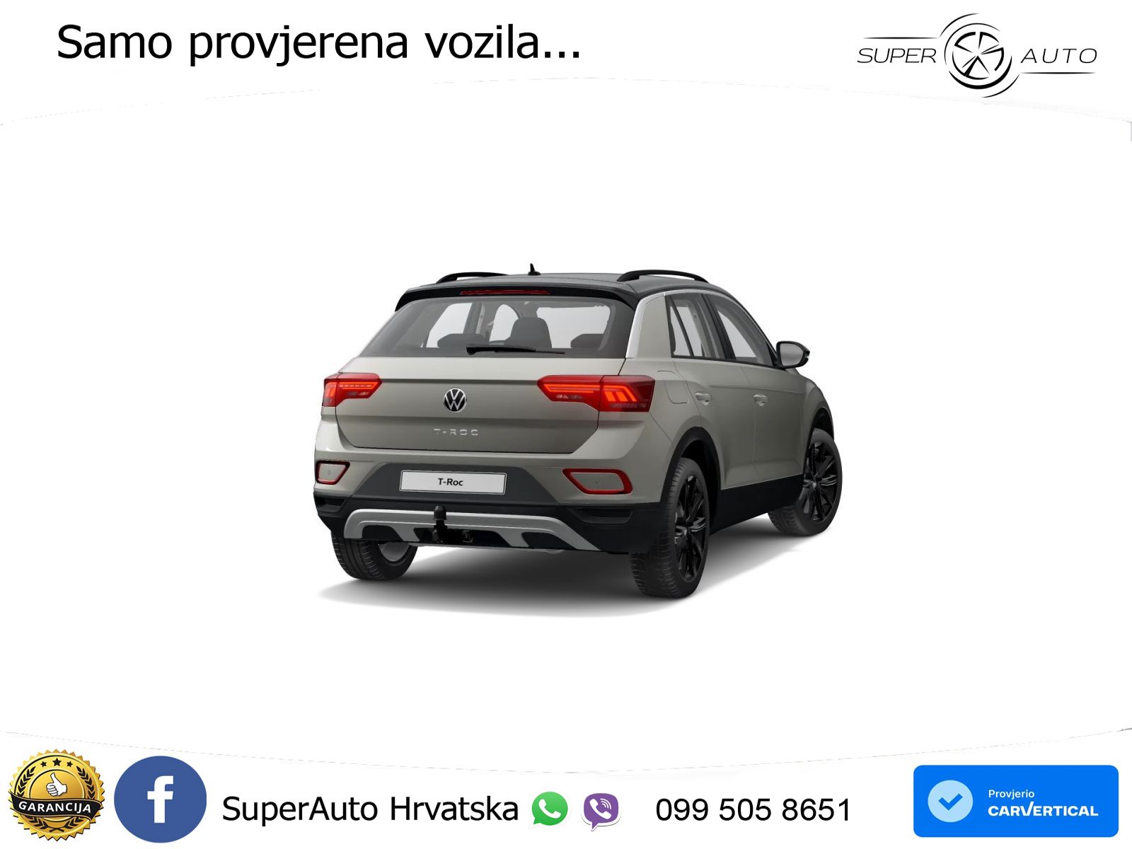Volkswagen T-Roc 1.5 TSI (150 KS) DSG LED+GR SJED+ACC