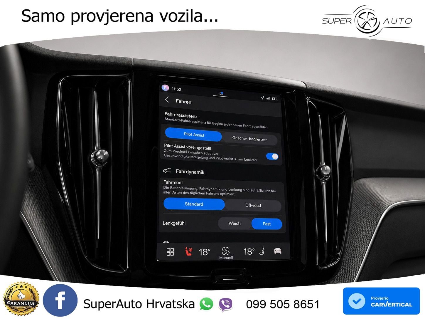 Volvo XC60 B4 Diesel FWD Geartronic LED+GR SJED+ACC