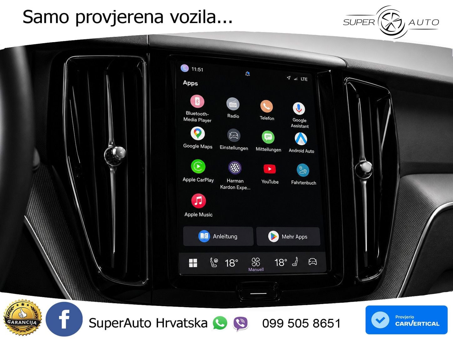 Volvo XC60 B4 Diesel FWD Geartronic LED+GR SJED+ACC