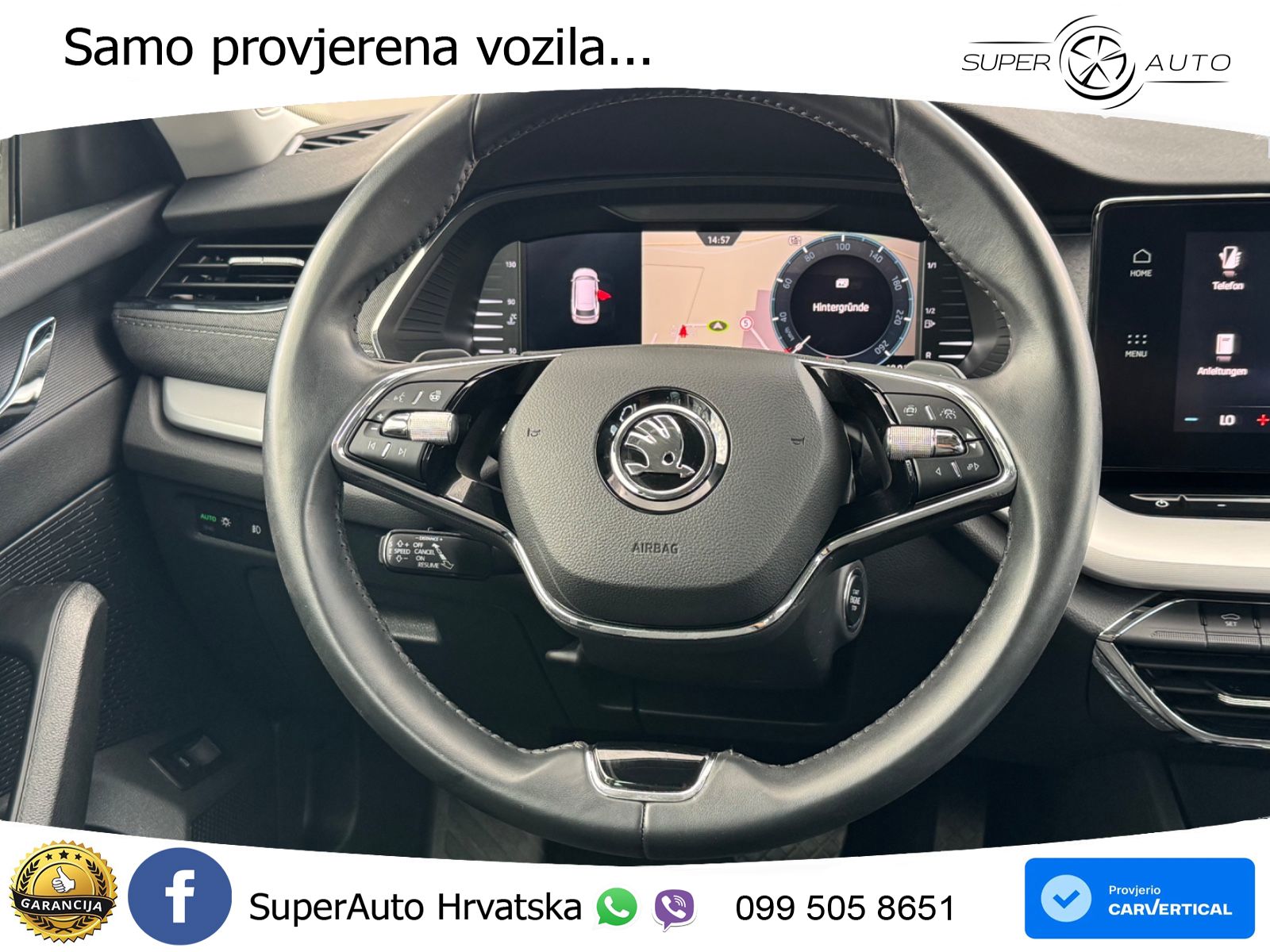 Škoda Octavia Combi 2.0 TDI (150 KS) DSG LED+GR SJED+ACC