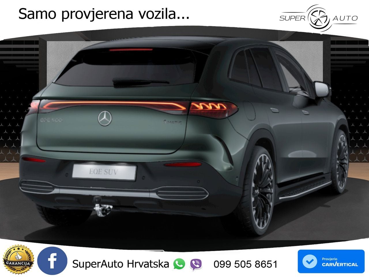 Mercedes EQE SUV 500 100 kWh (408 KS) 4MATIC AMG LED+GR SJED+ACC