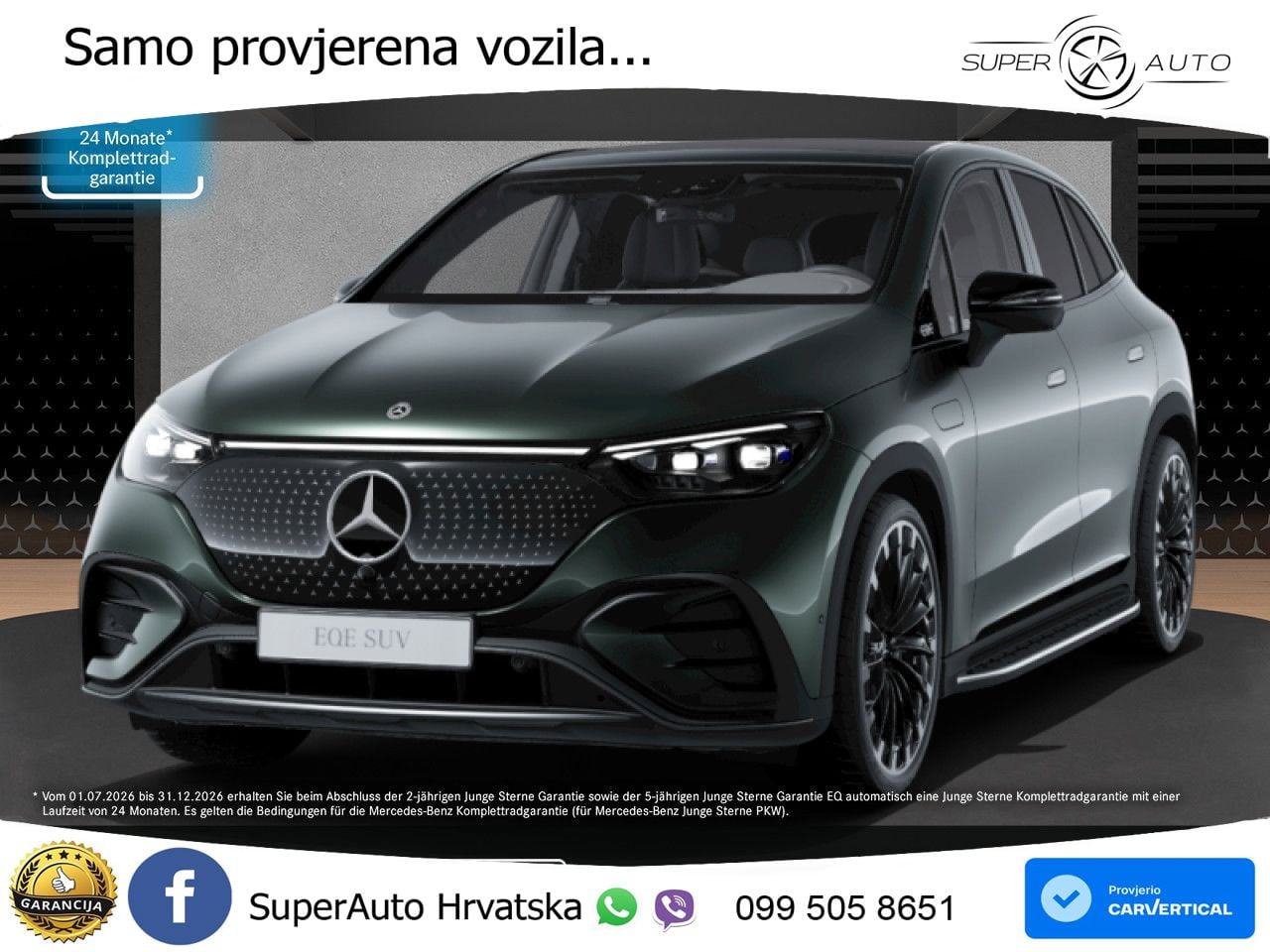 Mercedes EQE SUV 500 100 kWh (408 KS) 4MATIC AMG LED+GR SJED+ACC