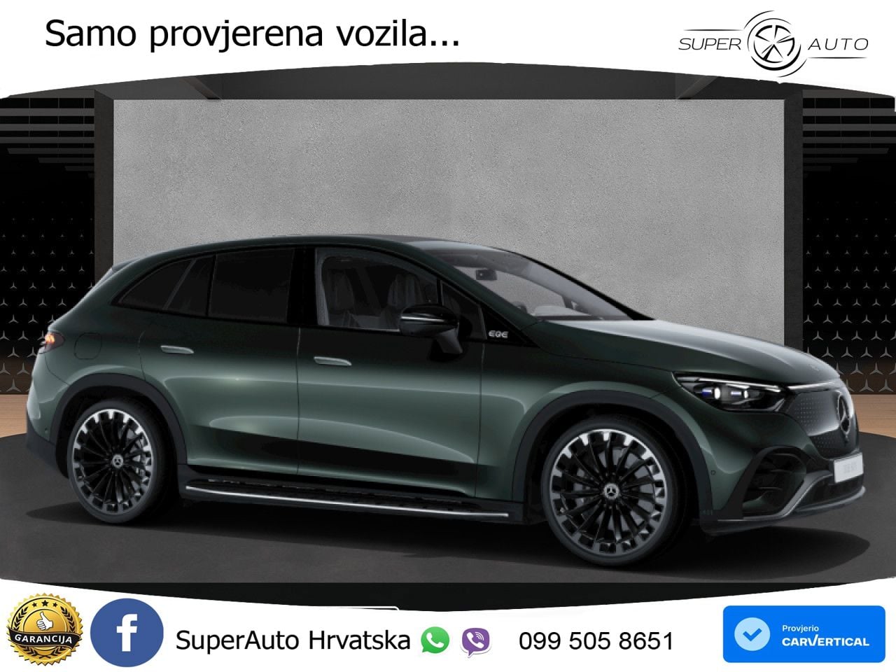 Mercedes EQE SUV 500 100 kWh (408 KS) 4MATIC AMG LED+GR SJED+ACC