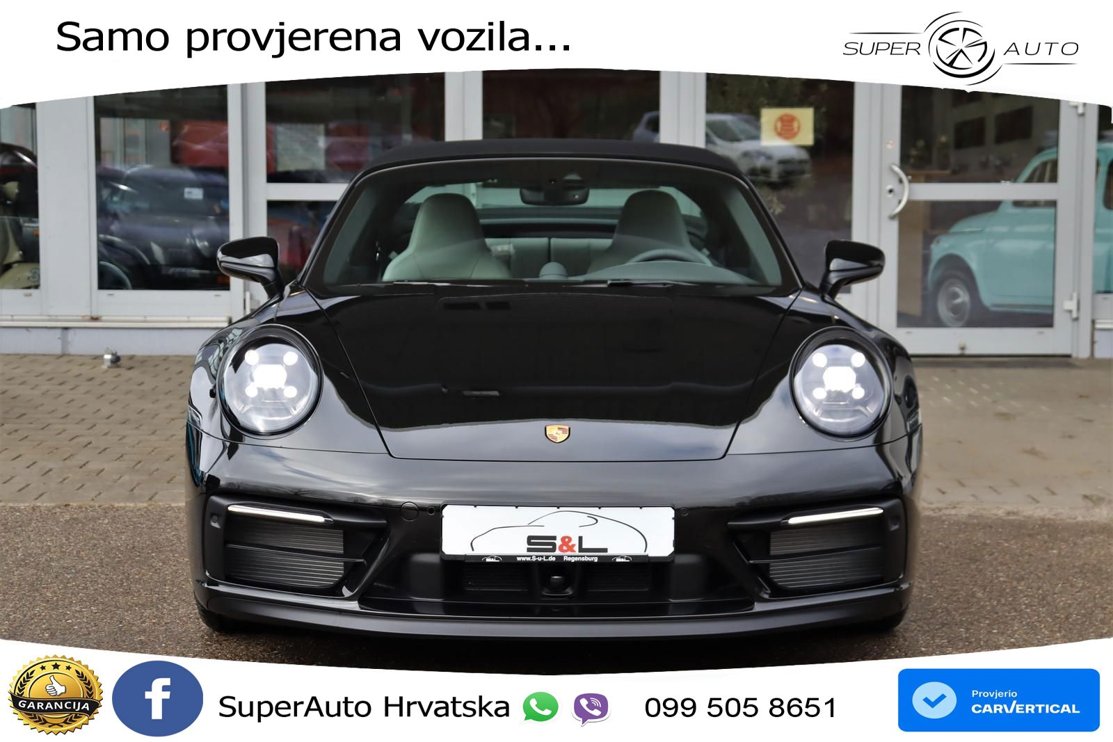 Porsche 911 Targa 4 GTS 3.0 (480 KS) PDK LED+GR SJED+ACC
