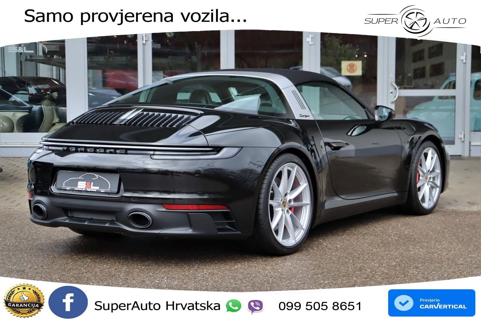 Porsche 911 Targa 4 GTS 3.0 (480 KS) PDK LED+GR SJED+ACC