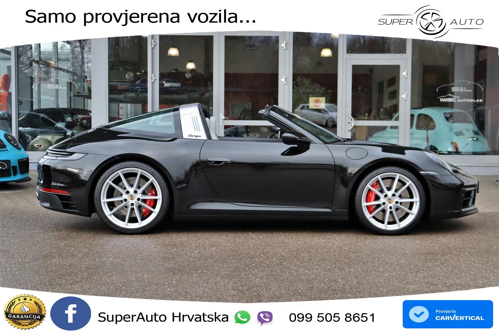 Porsche 911 Targa 4 GTS 3.0 (480 KS) PDK LED+GR SJED+ACC
