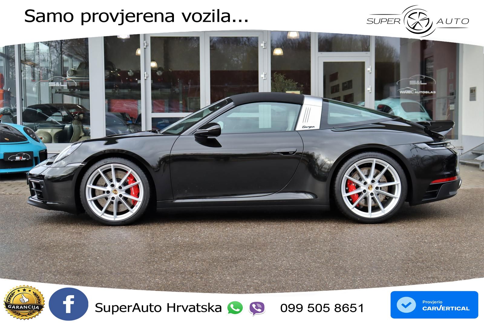 Porsche 911 Targa 4 GTS 3.0 (480 KS) PDK LED+GR SJED+ACC